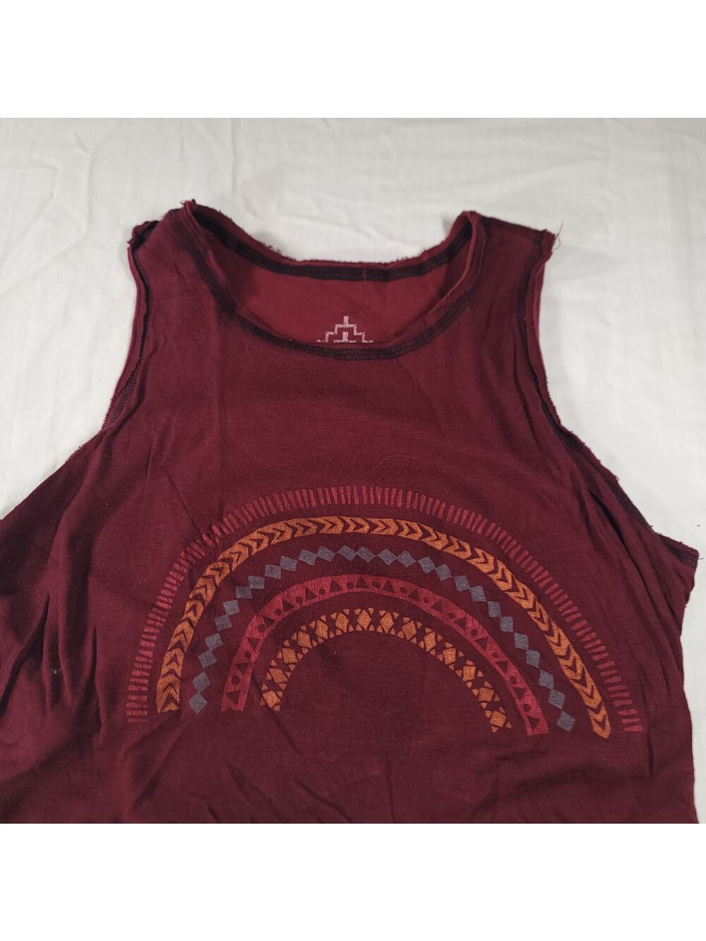 Age of Aries Casual Sleeveless Tank Top Shirt Youth Girls Size Large L Red